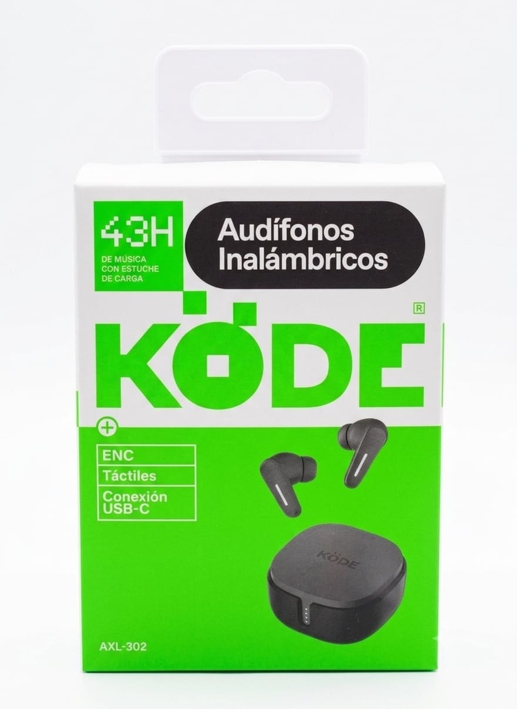 [20796] AUDIFONO BT TWS ENC AXL-302 KODE