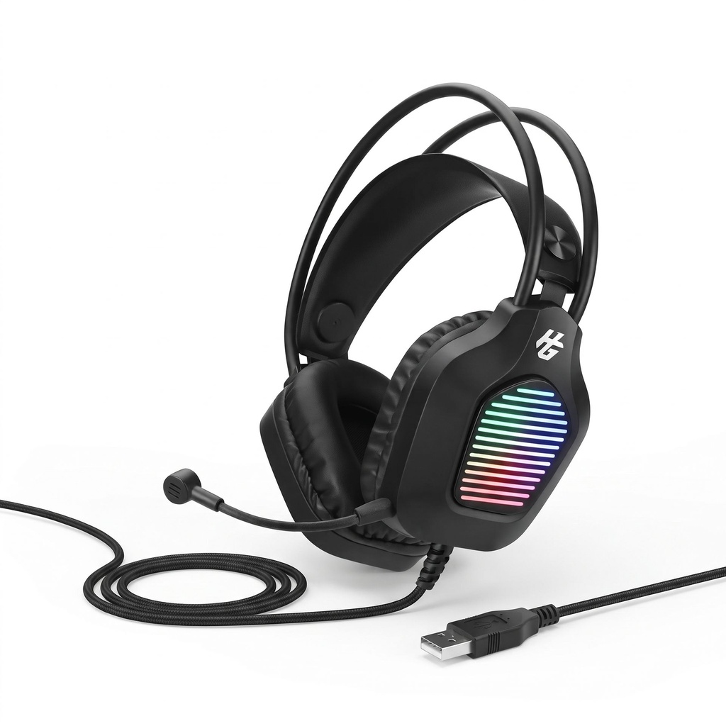 AUDIFONO GAMER USB HA-H857 RGB JAGUAR HALION