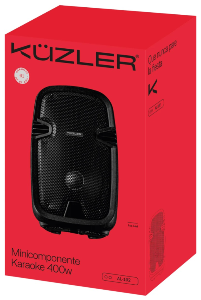 [21579] PARLANTE KARAOKE LED 400W AL-102 KUZLER