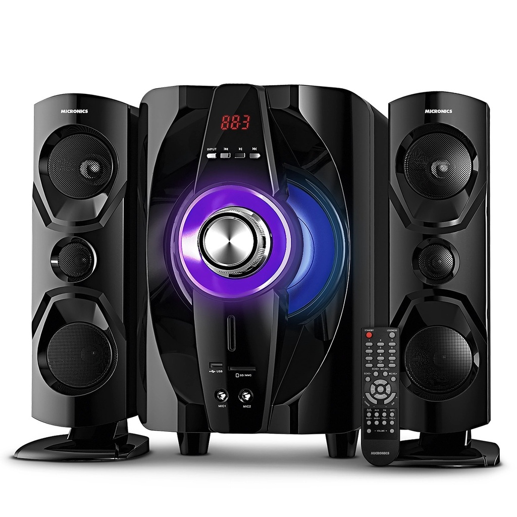 [20280] PARLANTE 2.1 MIC S7011BT KED KTV SHELBY MICRONICS