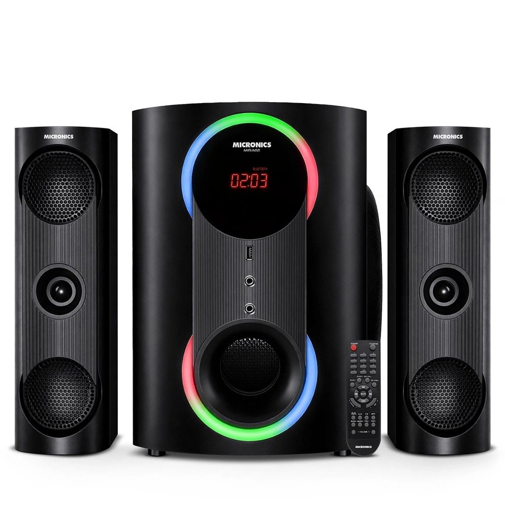 [20834] PARLANTE 2.1 MIC S7008 MIRAGE MICRONICS