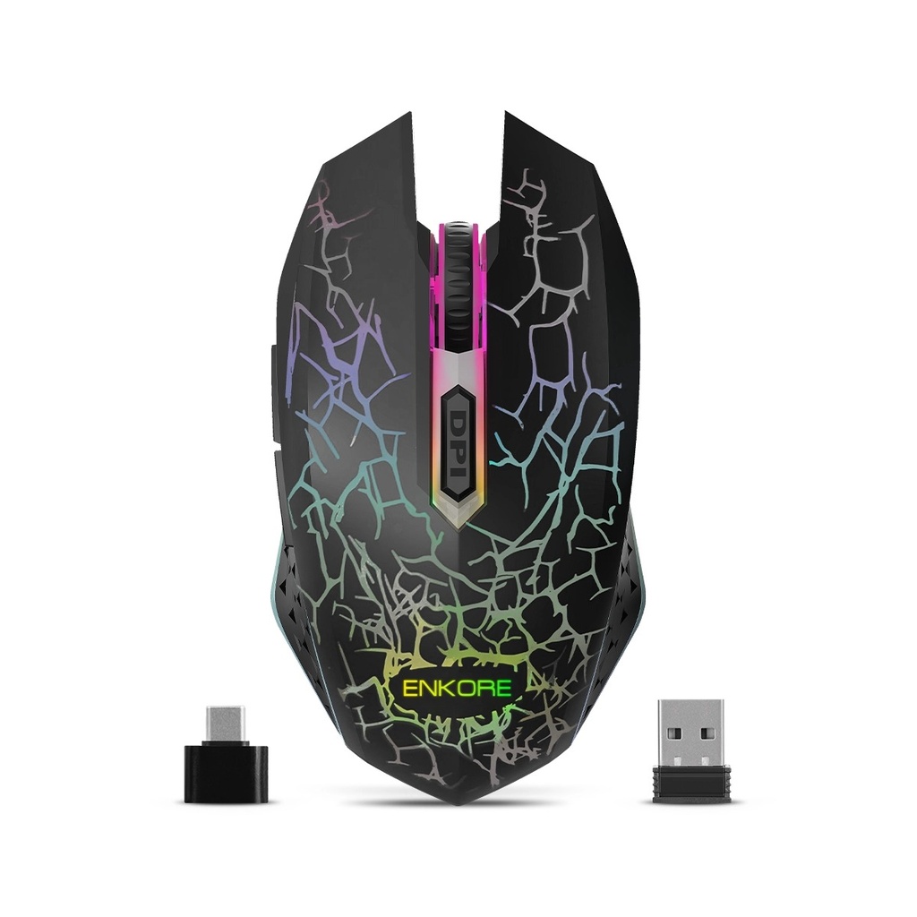 [21012] MOUSE WIFI BT RECARGABLE EKM500 ACTIVE 3 ENKORE