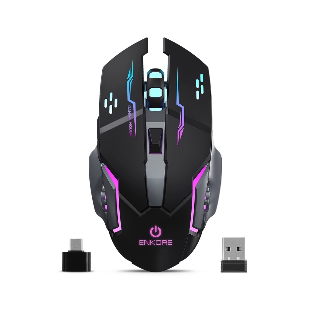 MOUSE WIFI BT RECARGABLE EKM501 THUNDER ENKORE