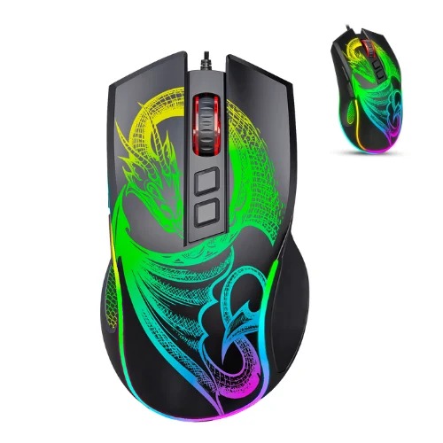 MOUSE GAMER USB MIC GM805 DRAGON MICRONICS