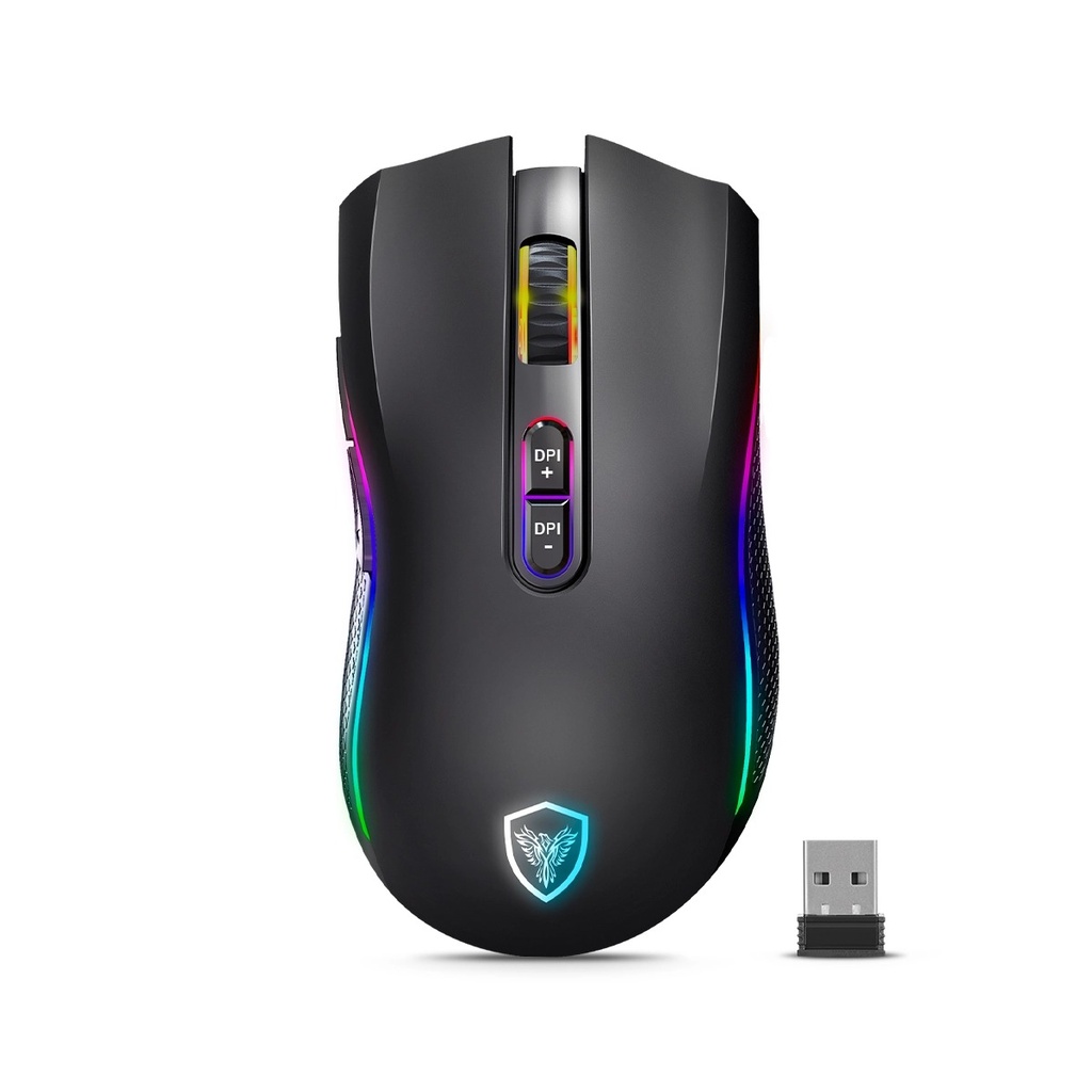 [21294] MOUSE GAMER WIFI RECARGABLE GM801-3 KRIPTON MICRONICS