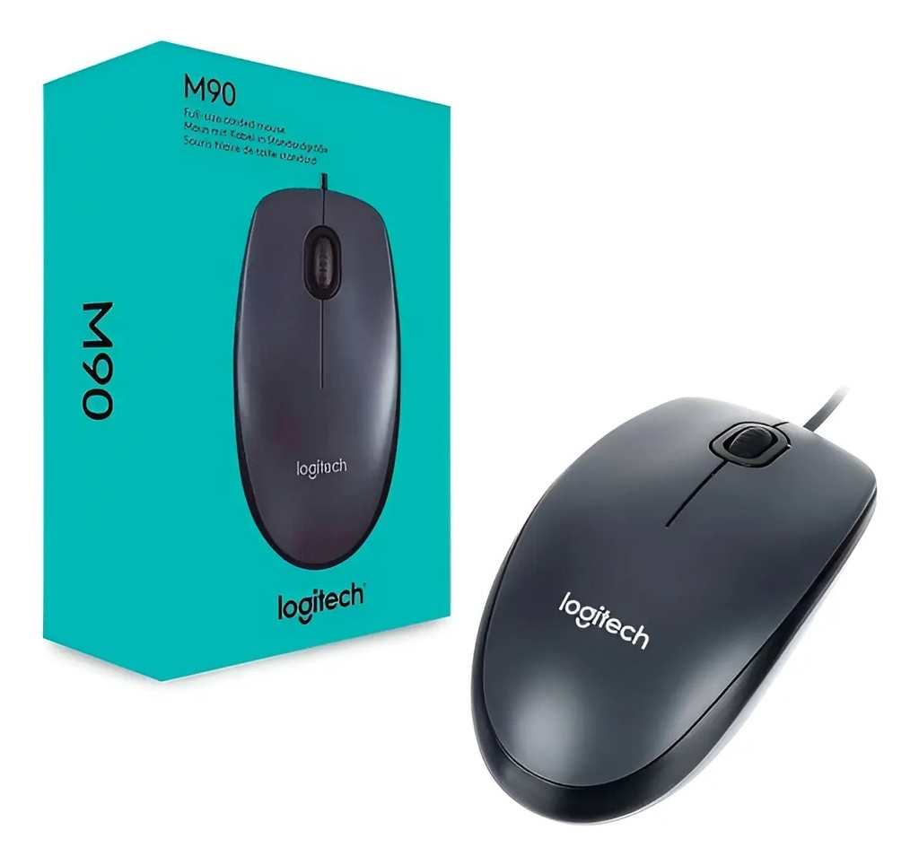 MOUSE OPTICO USB M90 LOGITECH