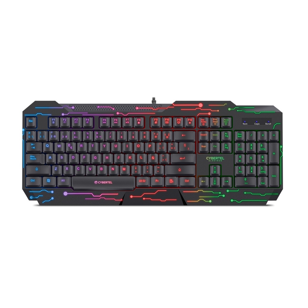 TECLADO GAMER ELEKTRON CYB K508 CYBERTEL