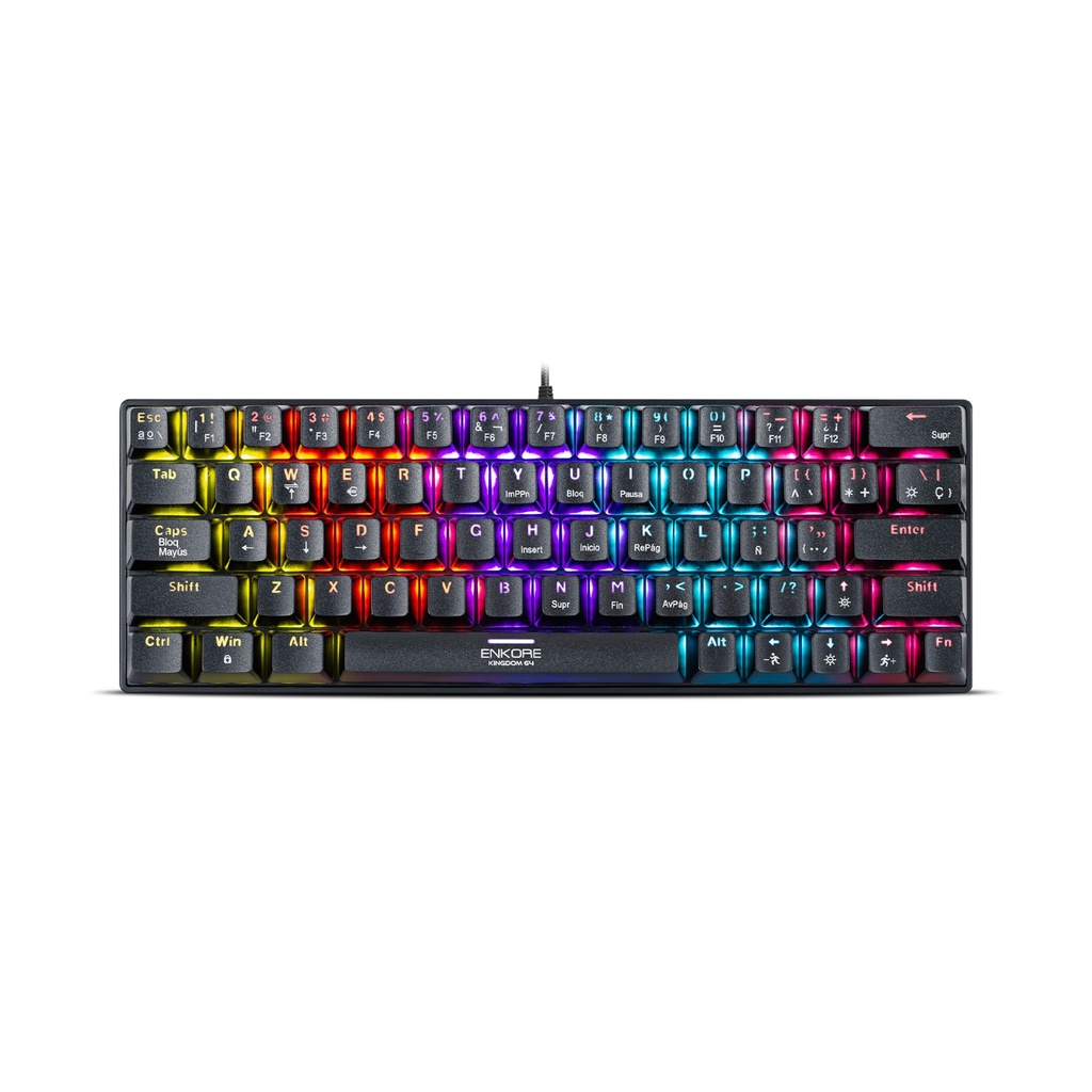 [21278] TECLADO MINI MECANICO ENK 1008 KINGDOM 64 ENKORE