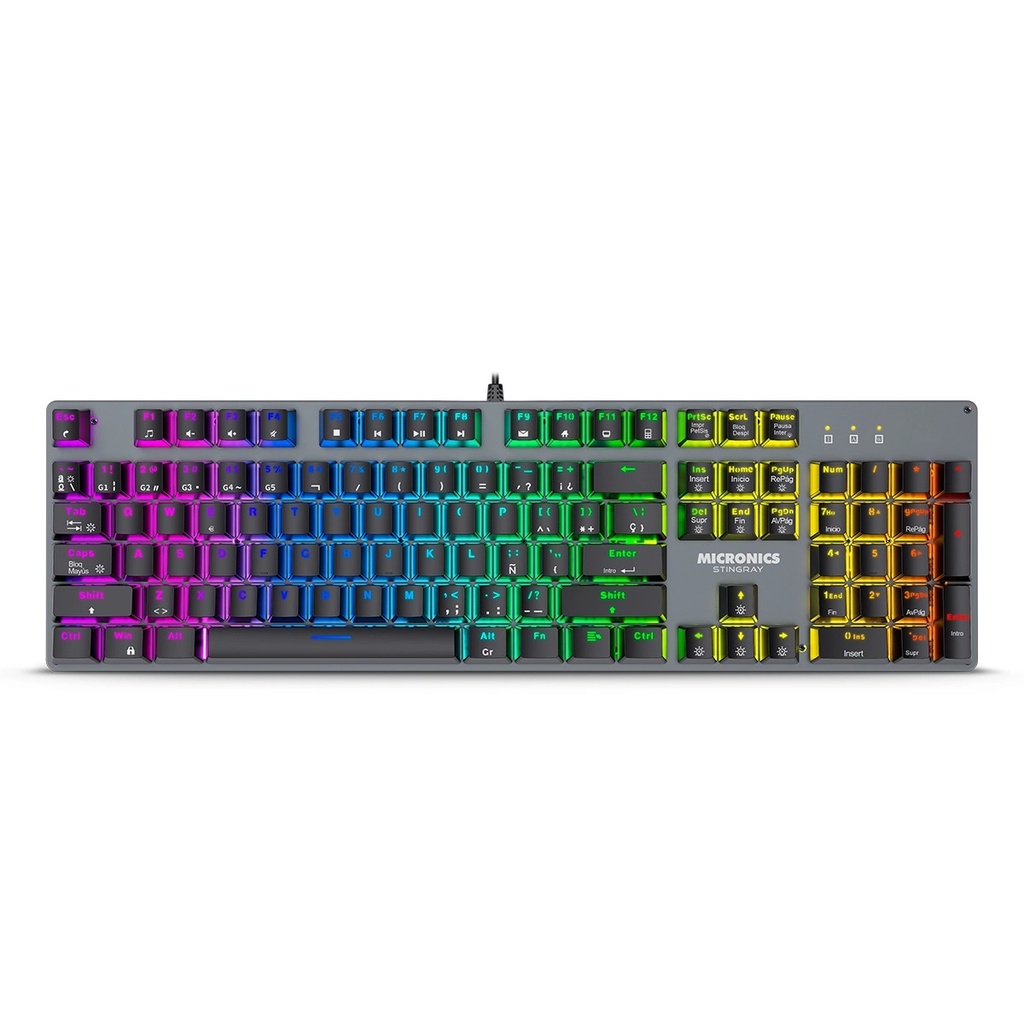 TECLADO GAMER MECANICO MIC GK1000 STINGRAY MICRONICS
