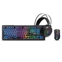 KIT TECLADO + MOUSE + AUDIFONO MIC GT1003 PLAYER MICRONICS