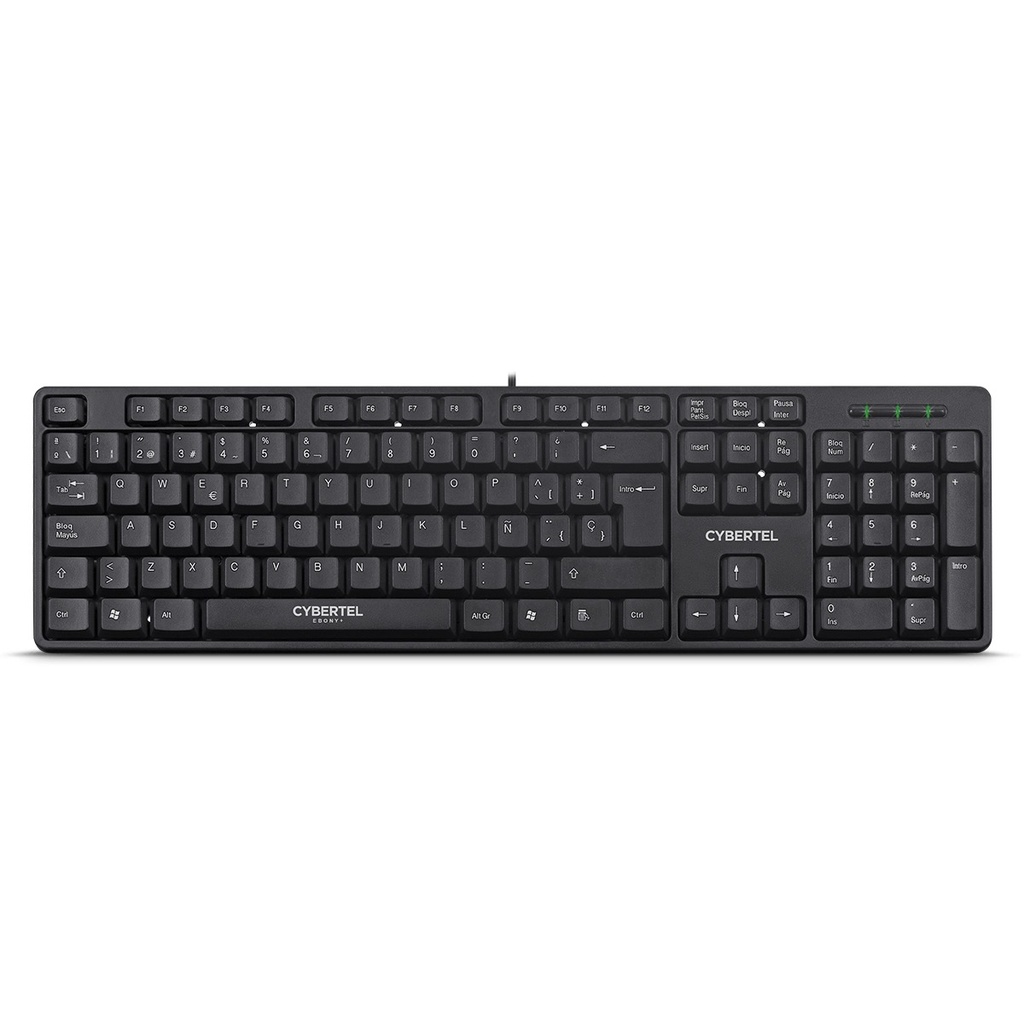 [20614] TECLADO USB EBONY CYB K105 CYBERTEL