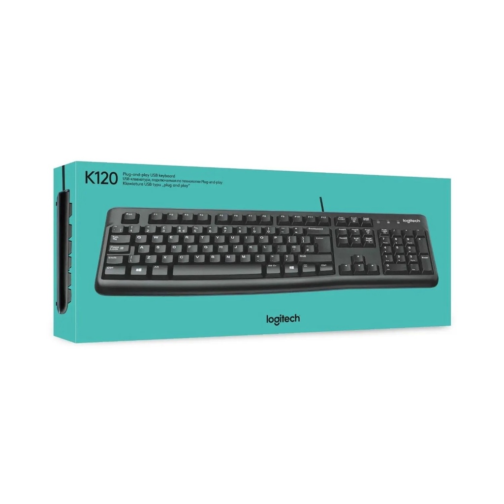 TECLADO ESTANDAR K120 USB LOGITECH