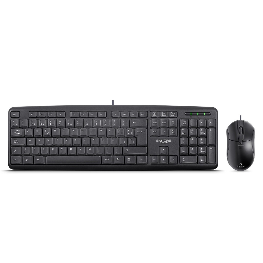[21073] KIT TECLADO + MOUSE ENT502 FUSSION ENKORE