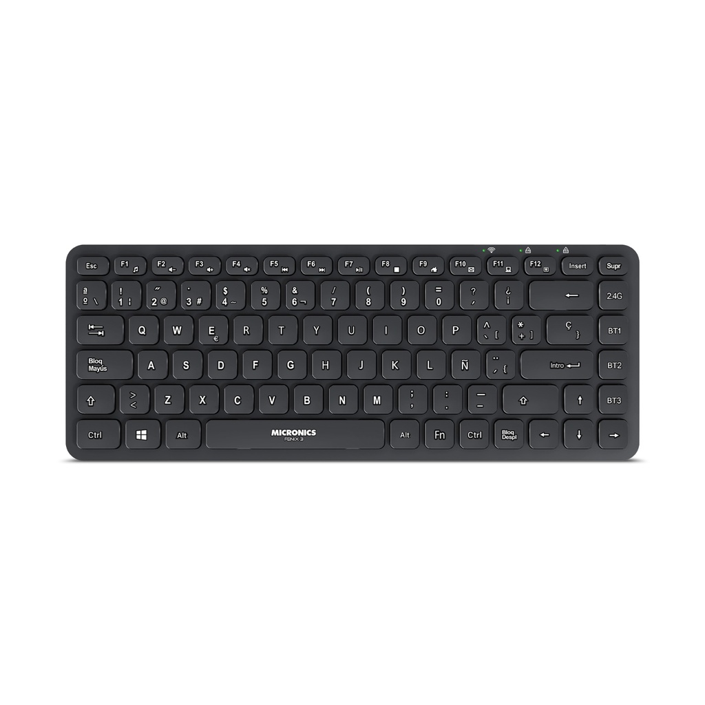 TECLADO BT +WIFI RECARGABLE FENIX 3 MIC K603-3M MICRONICS