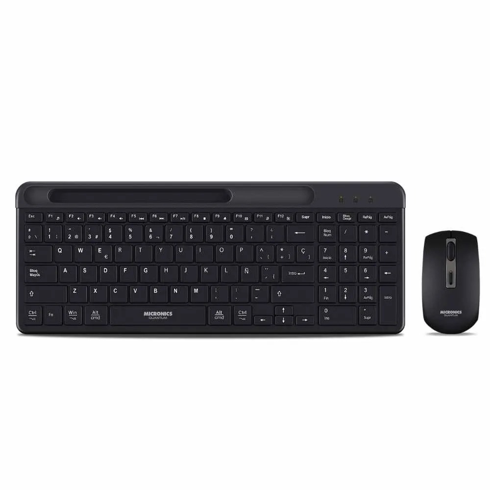 [21135] KIT TECLADO + MOUSE WIFI QUANTUM MIC WT813 MICRONICS