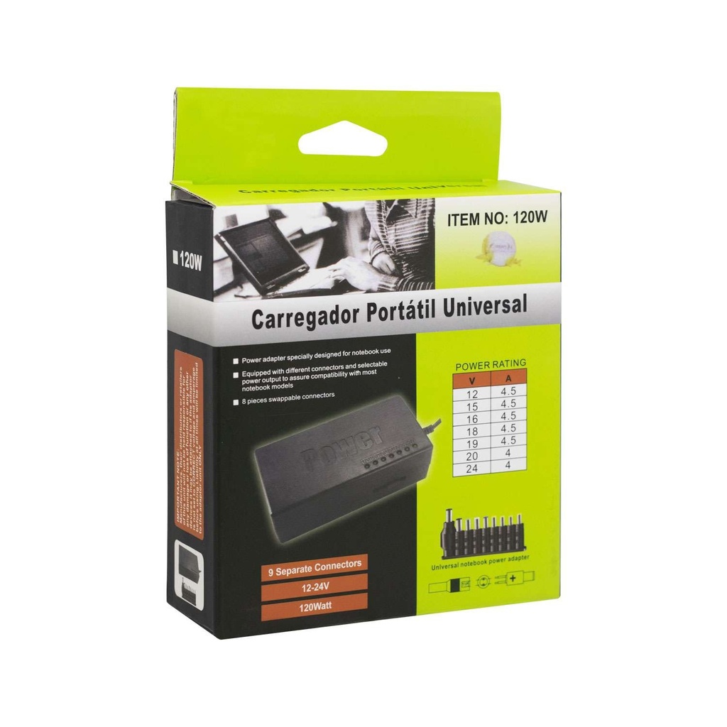 [20194] CARGADOR UNIVERSAL DE LAPTOP