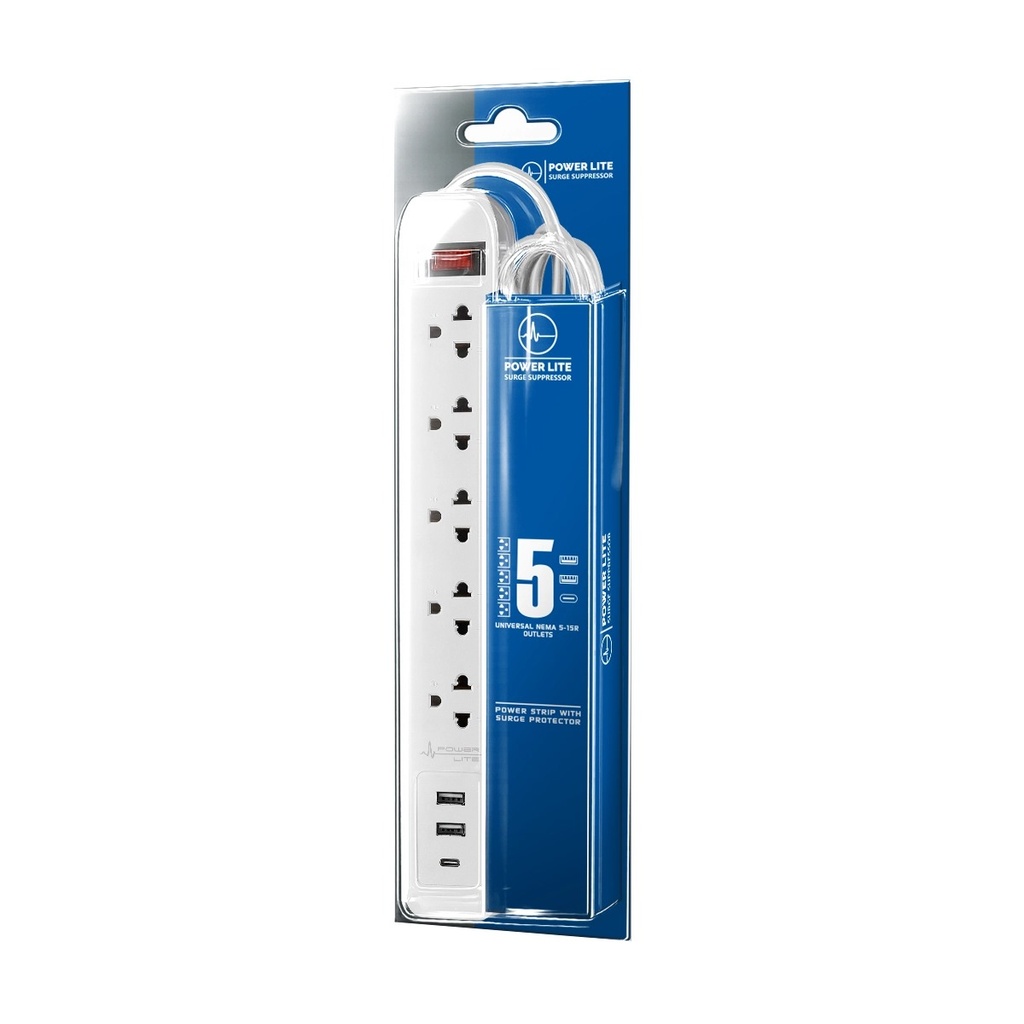 [20596] SUPRESOR DE PICO PLI5705UC 2USB-A 1C 1.2M MAGNUM