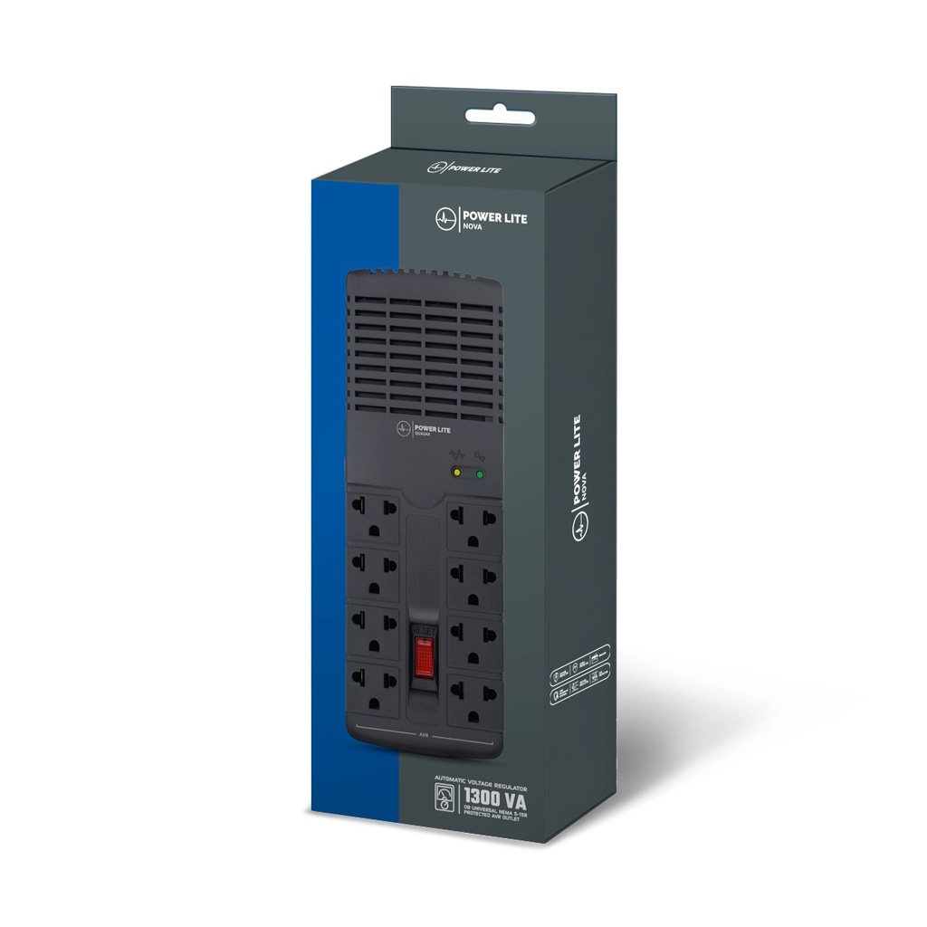 [20989] ESTABILIZADOR QUASAR 1300VA POWER LITE