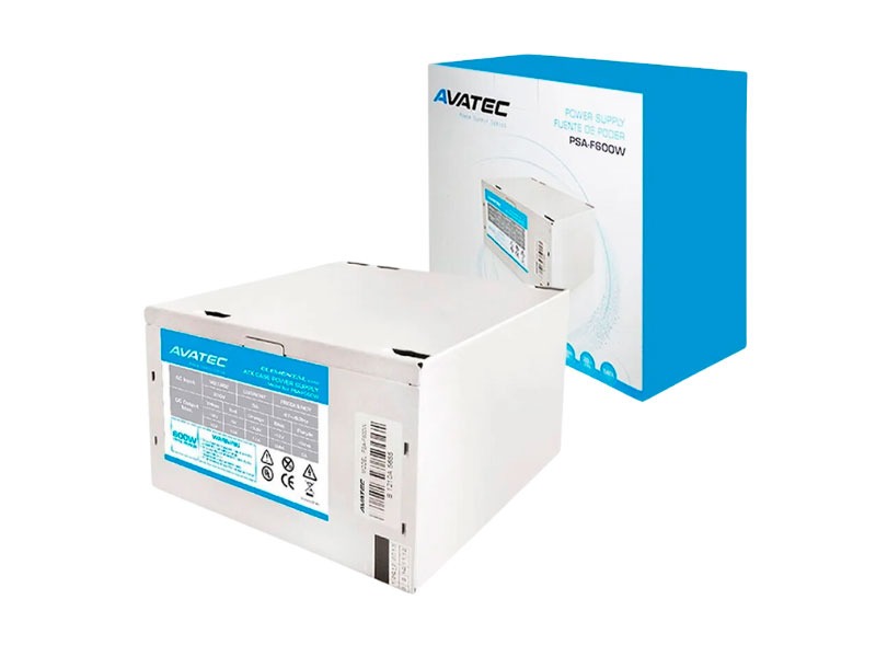 [20495] FUENTE PODER ATX PSA-F600W AVATEC