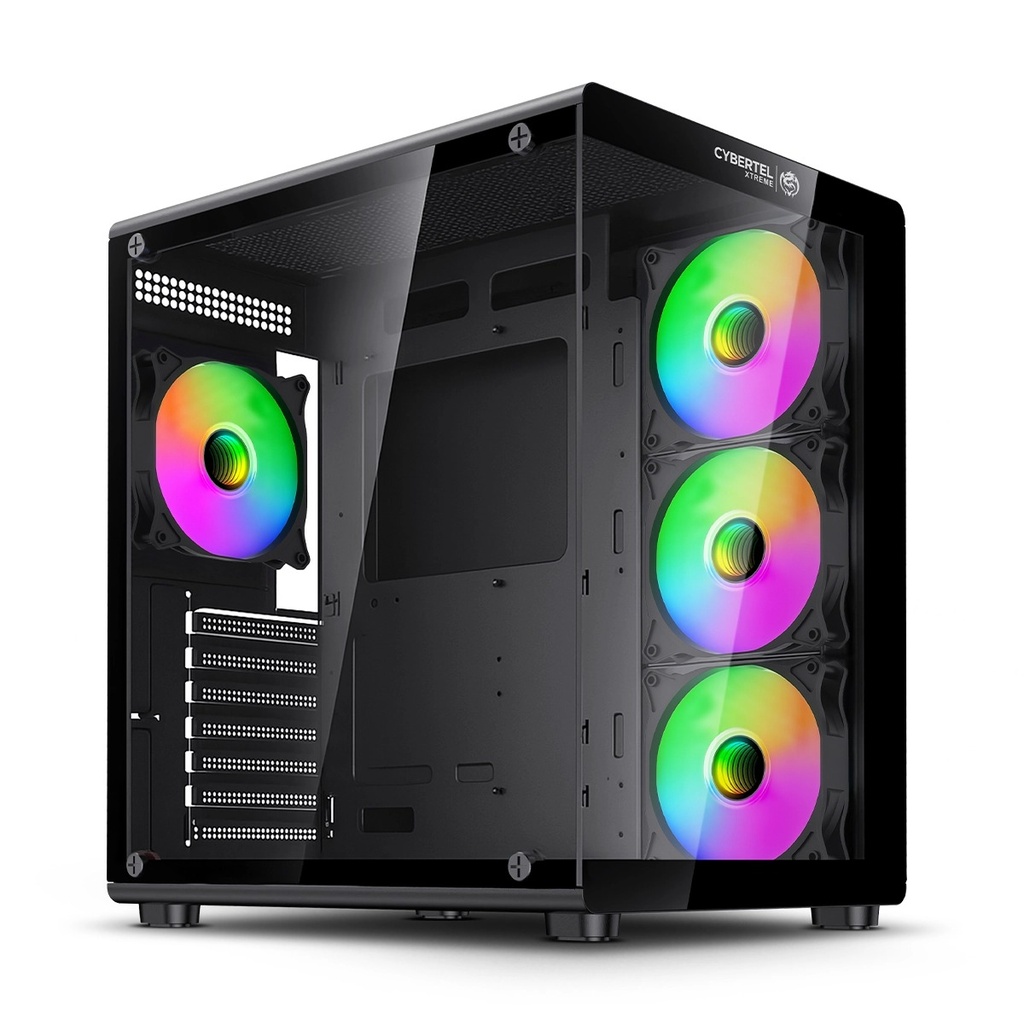CASE GAMER CBX C5021 XTREME BLACK CYBERTEL