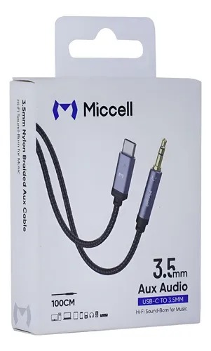 CABLE USB-C A 3.5MM VQ-AUX002 MICCELL