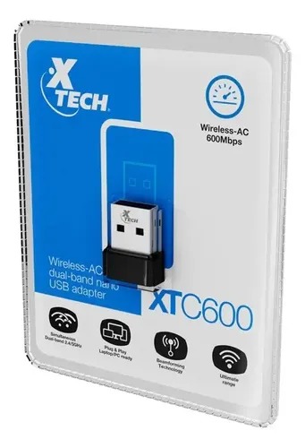 [20891] ADAPTADOR WIFI DUAL BAND XTC600 XTECH