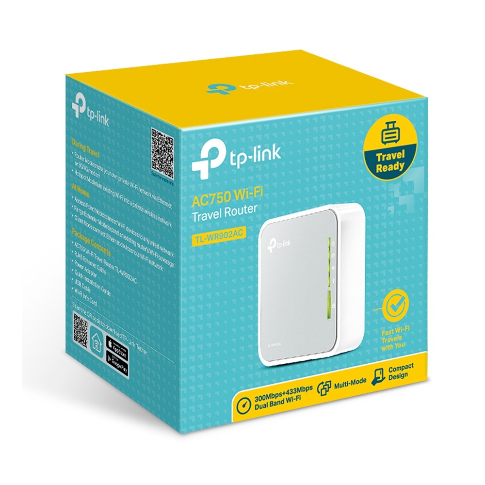 [21055] ROUTER PORTABLE AC750 MINI TL-WR902AC TP-LINK