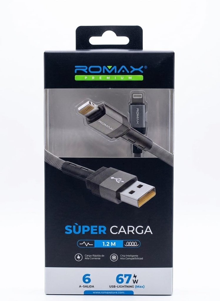 CABLE IPHONE 6A TCD0713 ROMAX