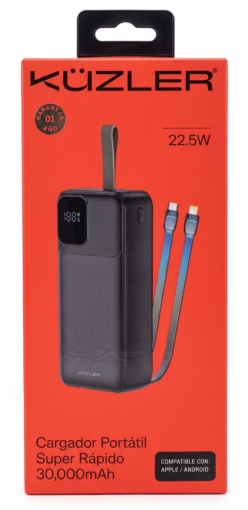 [20579] POWER BANK 30000 22.5A KUZLER