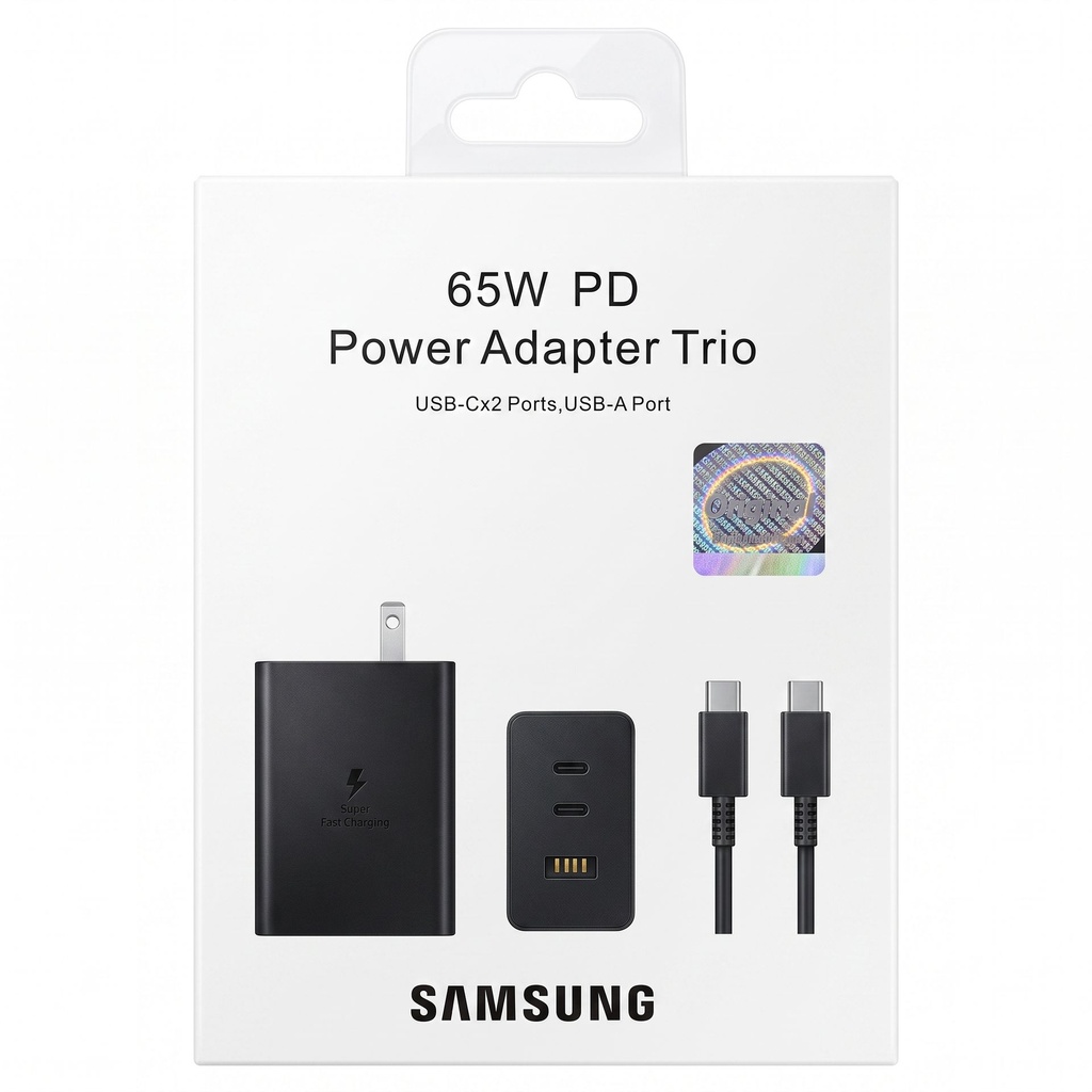 [20226] CARGADOR USB CX2 65W PD, USB-A PORT AAA SAMS