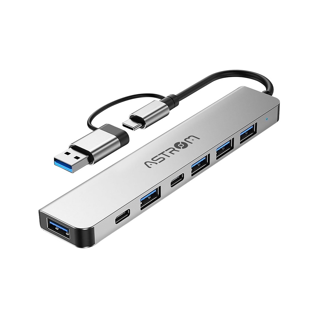 [21458] HUB USB 3.0 7 EN 1 AST MH2371 ASTROM