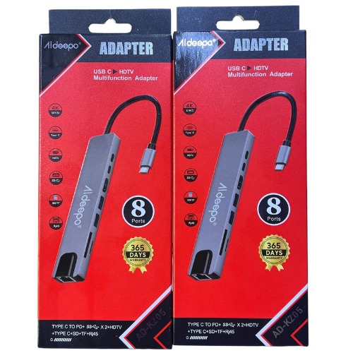 [20852] ADAPTADOR 8 EN 1 AD-KZ50 ALDEEPO