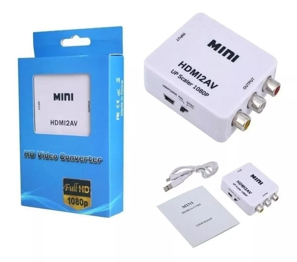 [21261] ADAPTADOR HDMI A RCA 2AV