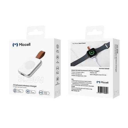 [20957] CARGADOR DE SMART WATCH 2.5W VQ-W08 MICCELL