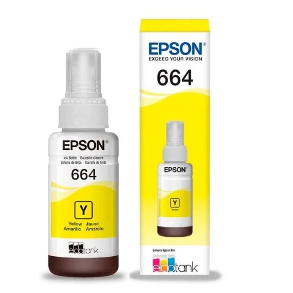 [21227] TINTA T 664 320 AMARILLO EPSON