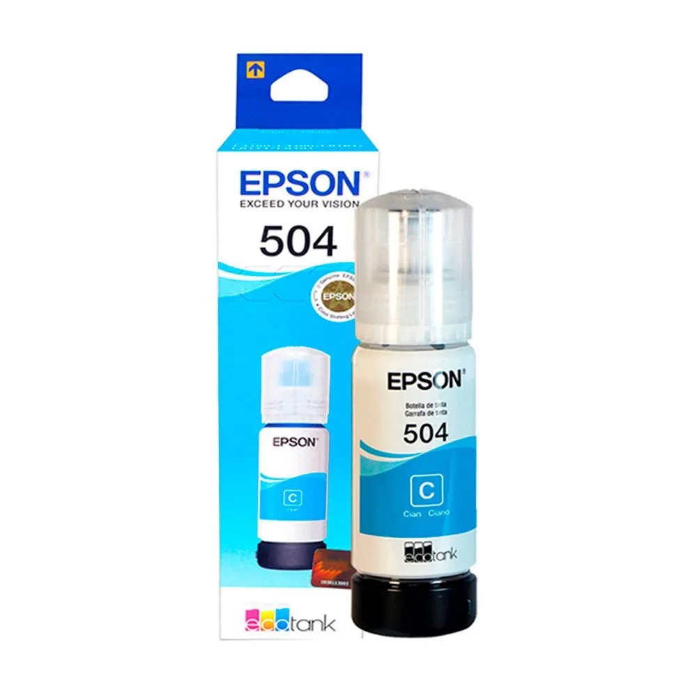 [20309] TINTA T 504 220 CELESTE EPSON