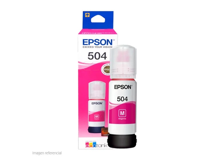 [20835] TINTA T 504 320 ROSADO EPSON