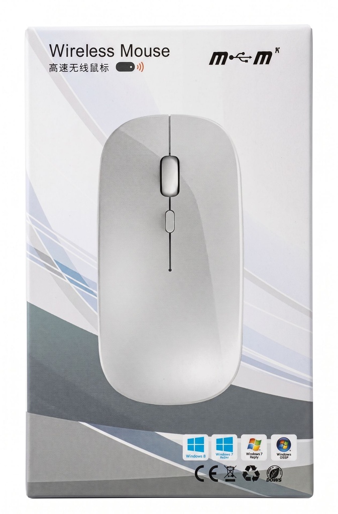 MOUSE WIFI+ BT LED8 M&M KRONO
