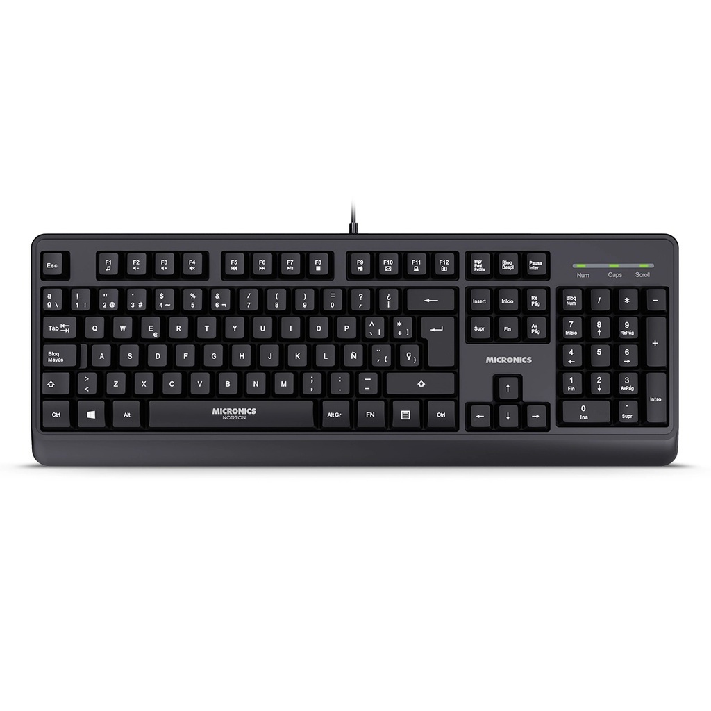 TECLADO USB MIC K608 NORTON MICRONICS