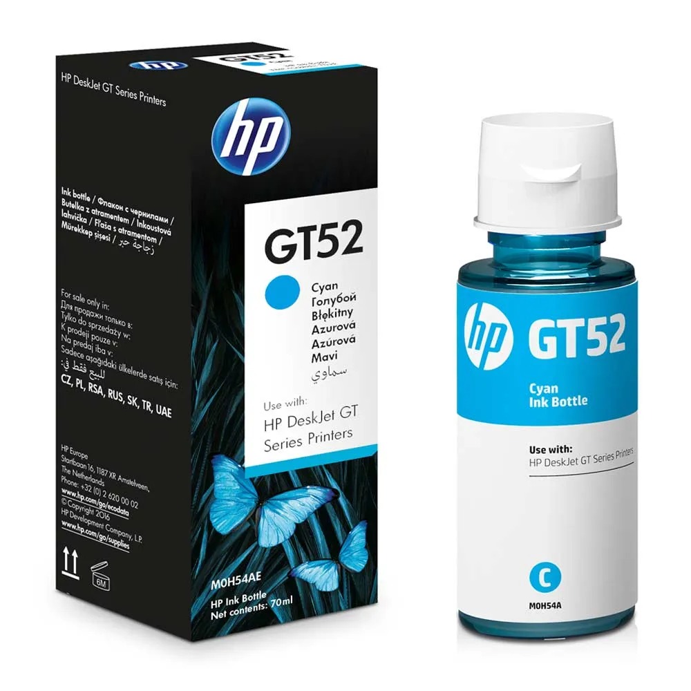 [20728] TINTA GT52 CYAN HP