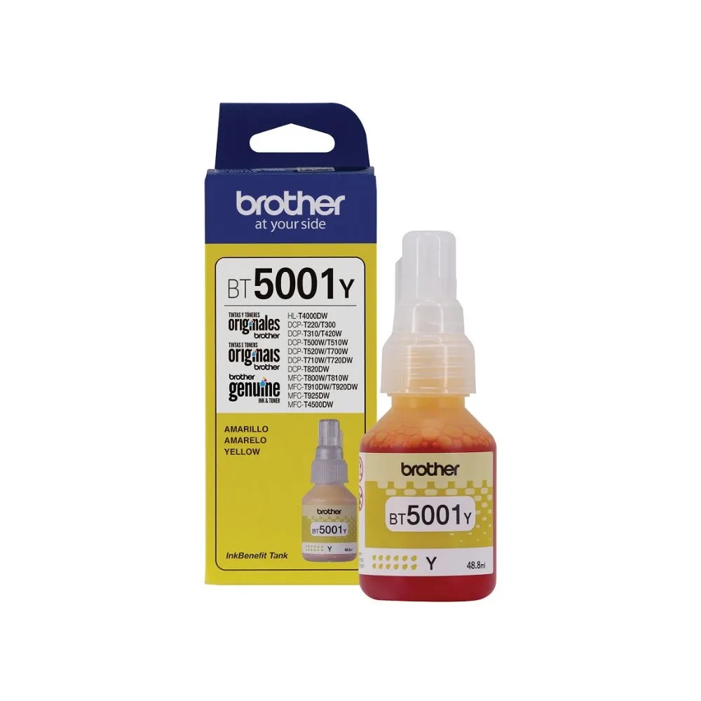 TINTA BT 5001 YELOW BROTHER LIBRE