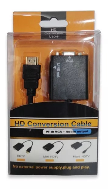 [20293] HDMI A VGA CAJA AMARILLA