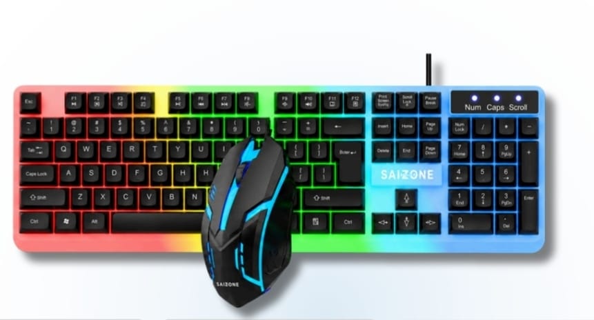 [20201] KIT TECLADO + MOUSE GAMER PARK SAIZONE