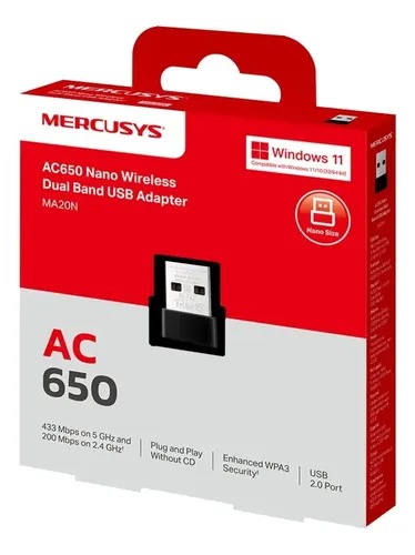 [21557] USB WIFI AC650 MA20N MERCUCYS