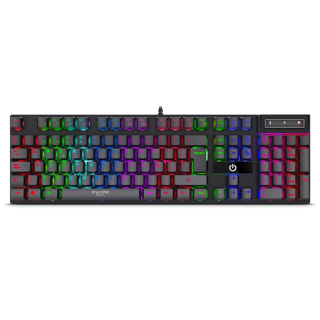TECLADO GAMER BRAVIO+ ENK606+ ENKORE