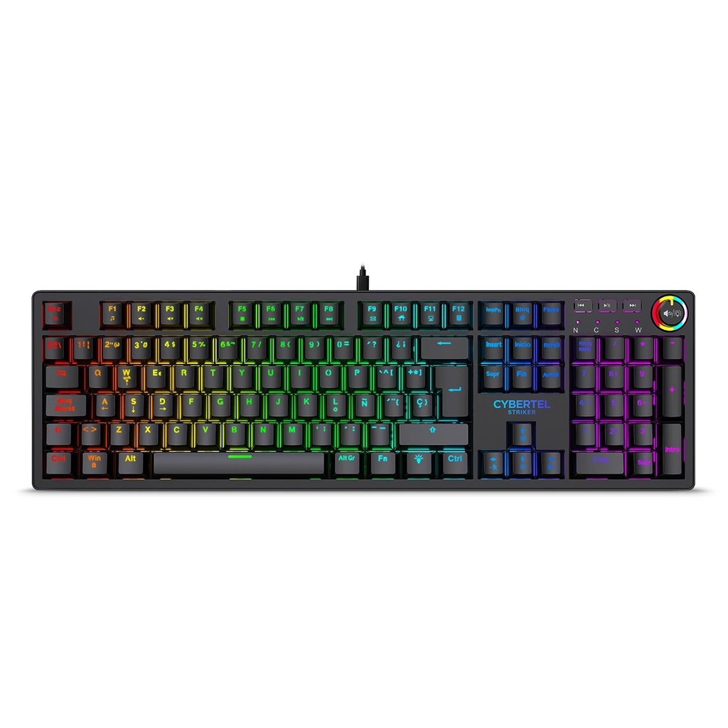 TECLADO MECANICO CBX K1000 STRIKER 105 KEYS CYBERTEL