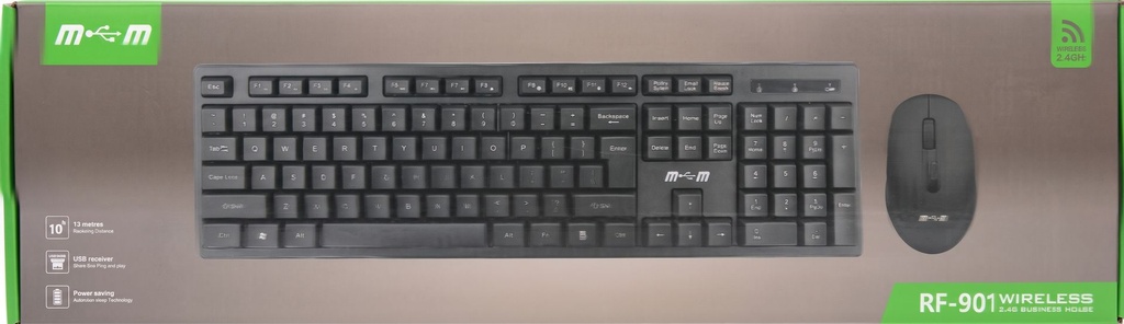 TECLADO + MOUSE WIFI RF-901  MMHVO