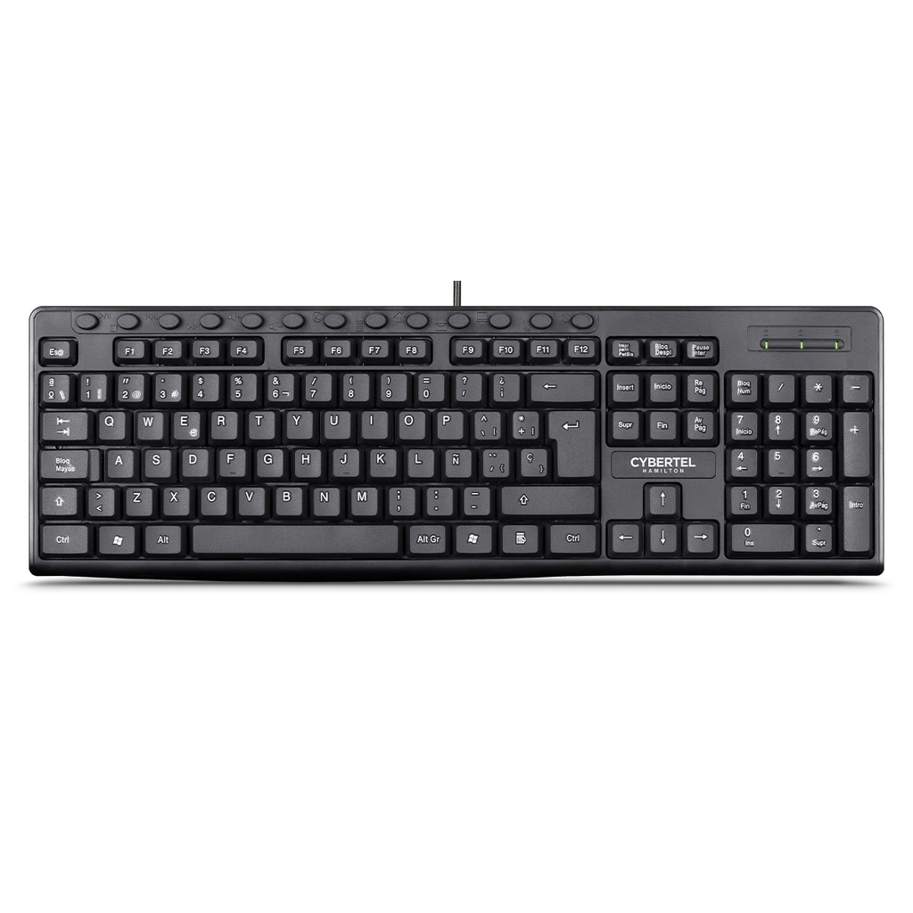 TECLADO MULTIMEDIA HAMILTON CYB K219 CYBERTEL