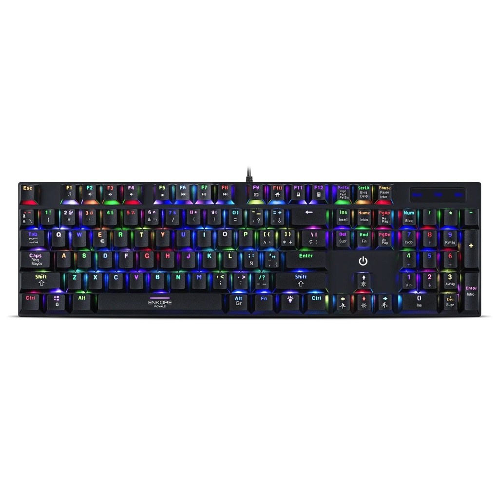 TECLADO MECANICO RGB ROYALE ENK1003 ENKORE