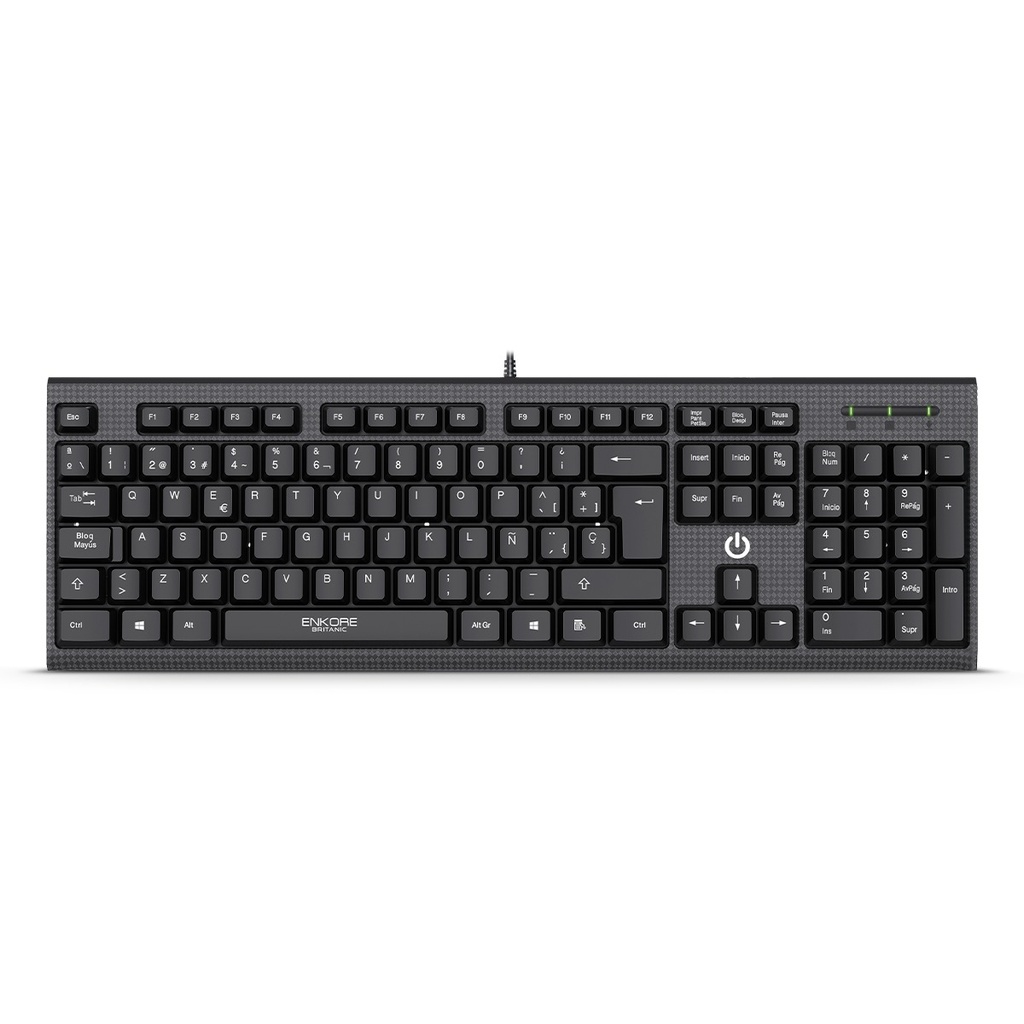 [20932] TECLADO USB ENK 321 BRITANIC ENKORE